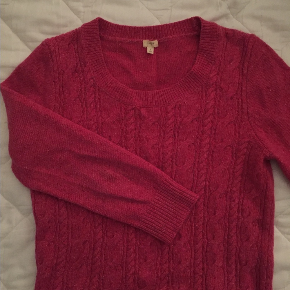 J Crew Cable Knit Sweater
